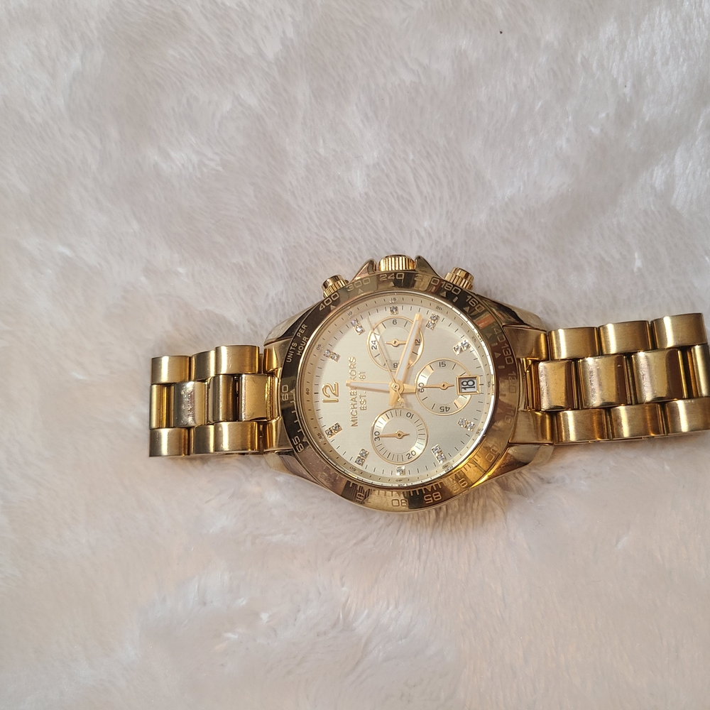 Michael Kors Gold Chronograph Watch